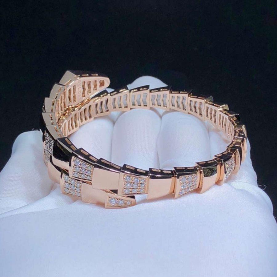 [⭐moonlume]SERPENTI BRACELET PINK GOLD DIAMOND