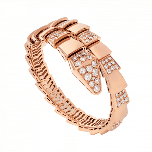 [⭐moonlume]SERPENTI BRACELET PINK GOLD DIAMOND