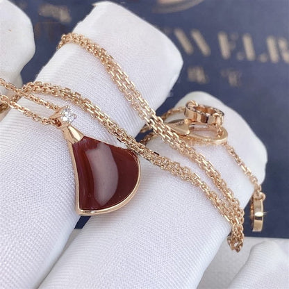 [⭐moonlume]DREAM NECKLACE CARNELIAN 1 DIAMOND