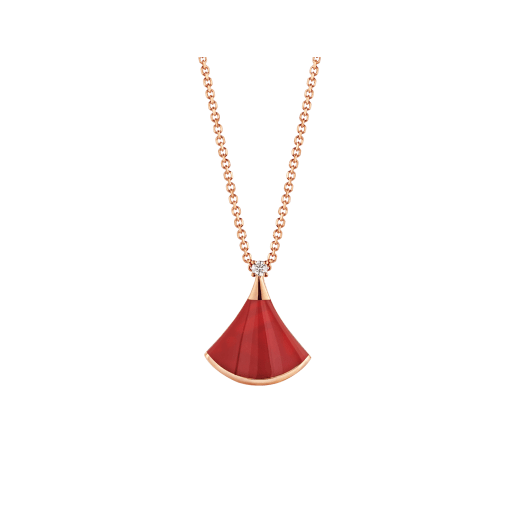 [⭐moonlume]DREAM NECKLACE CARNELIAN 1 DIAMOND