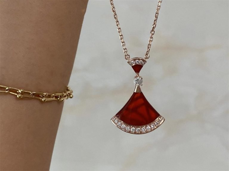 [⭐moonlume]DREAM NECKLACE CARNELIAN DIAMOND