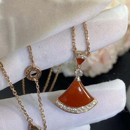 [⭐moonlume]DREAM NECKLACE CARNELIAN DIAMOND