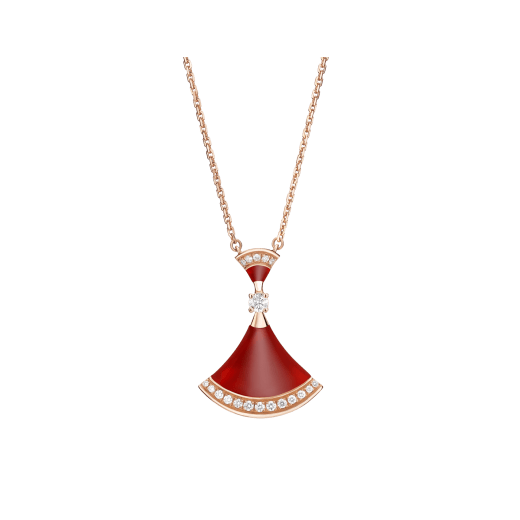 [⭐moonlume]DREAM NECKLACE CARNELIAN DIAMOND