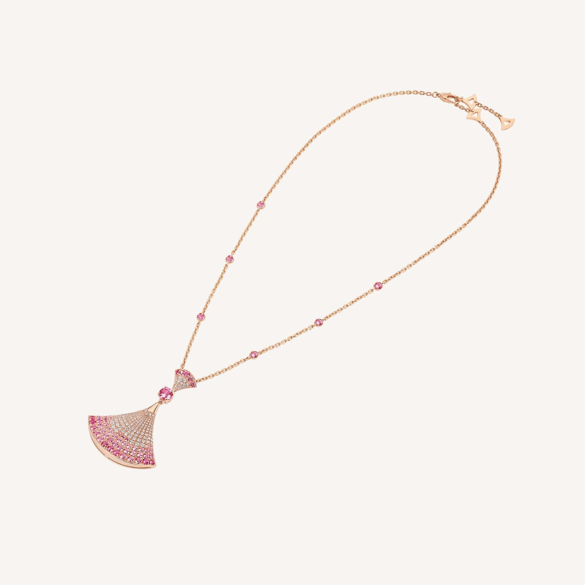 [⭐moonlume]DREAM NECKLACK DIAMOND PINK GOLD