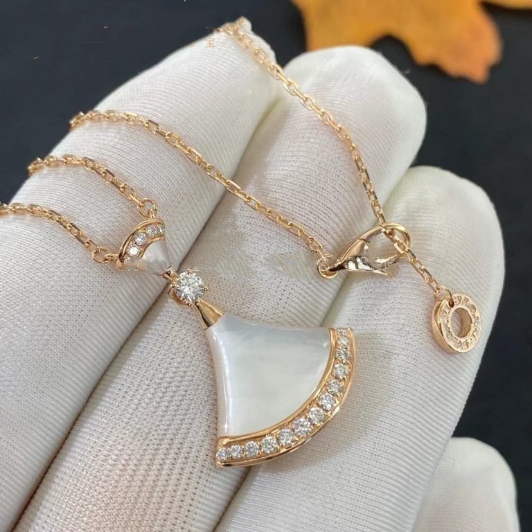[⭐moonlume]DREAM NECKLACE MOP PINK GOLD DIAMOND