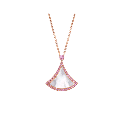 [⭐moonlume]DREAM NECKLACE MOP DIAMOND PINK