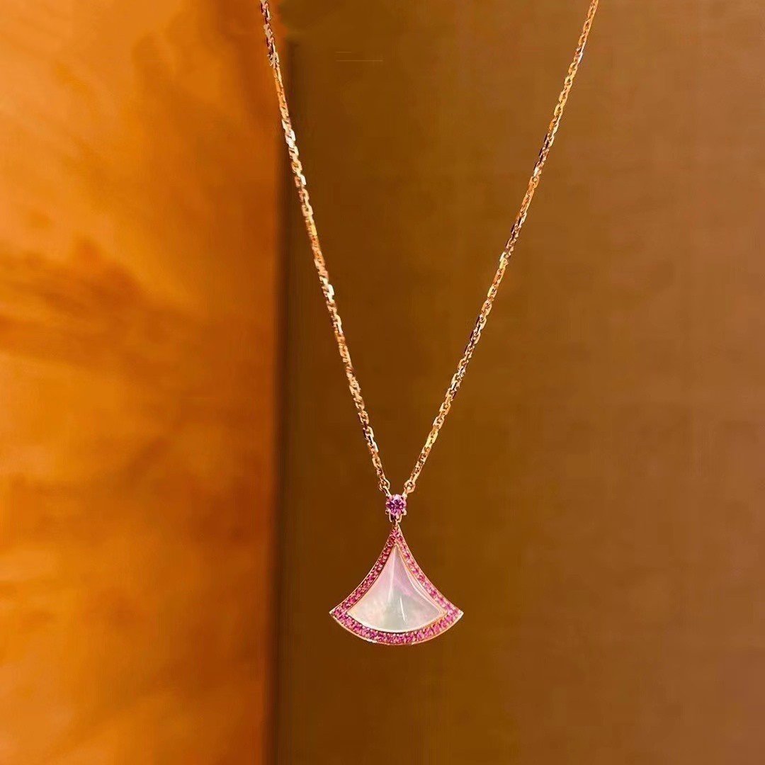 [⭐moonlume]DREAM NECKLACE MOP DIAMOND PINK