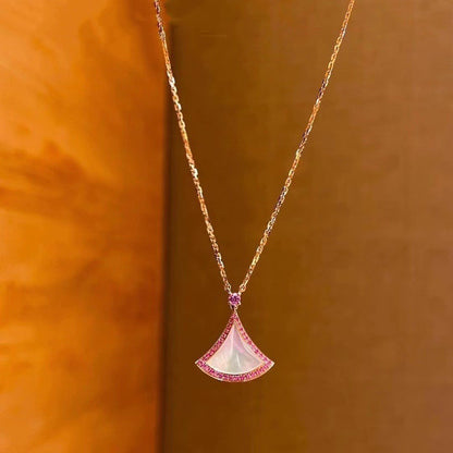 [⭐moonlume]DREAM NECKLACE MOP DIAMOND PINK