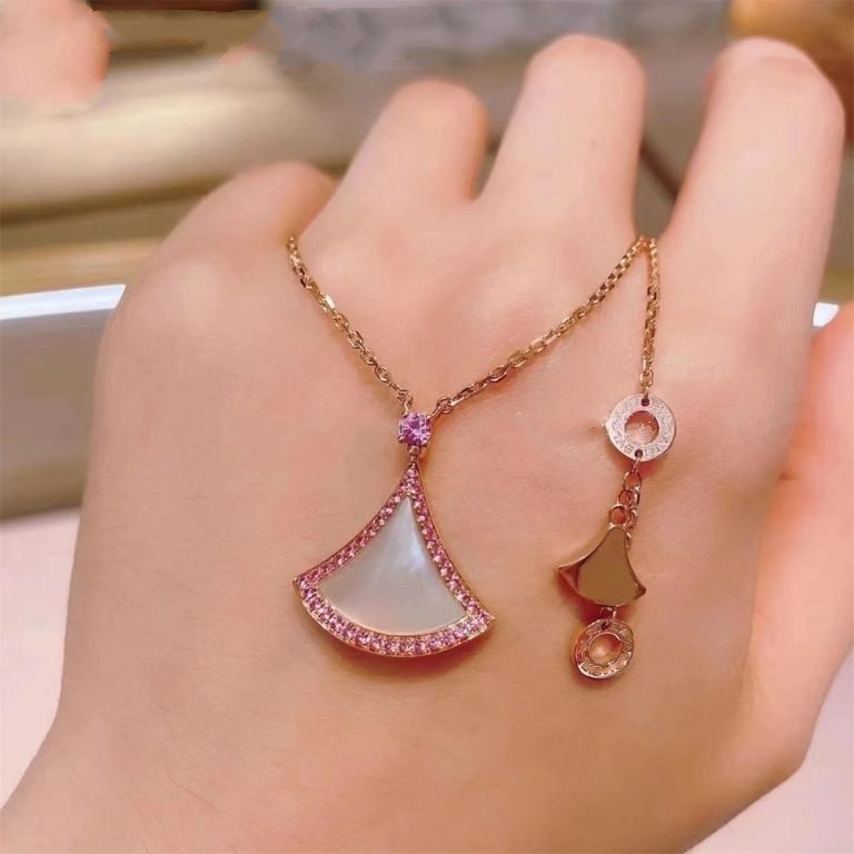 [⭐moonlume]DREAM NECKLACE MOP DIAMOND PINK