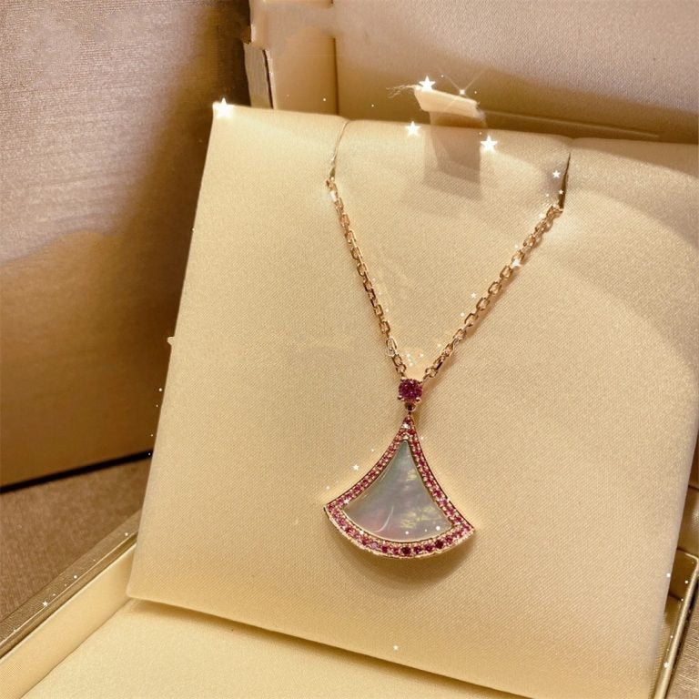 [⭐moonlume]DREAM NECKLACE MOP DIAMOND PINK