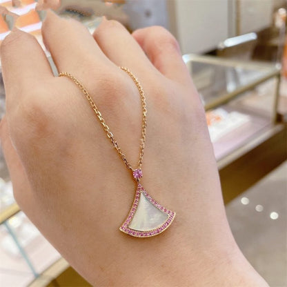 [⭐moonlume]DREAM NECKLACE MOP DIAMOND PINK