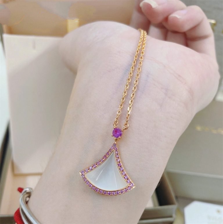 [⭐moonlume]DREAM NECKLACE MOP DIAMOND PINK