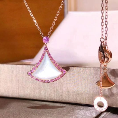 [⭐moonlume]DREAM NECKLACE MOP DIAMOND PINK