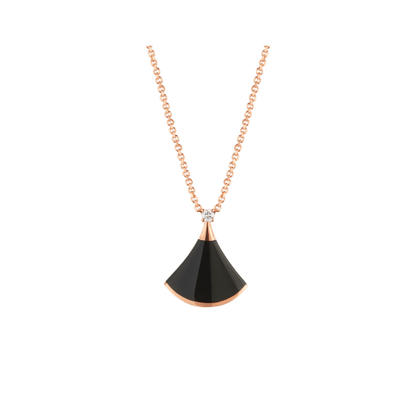 [⭐moonlume]DREAM NECKLACE ONYX 1 DIAMOND