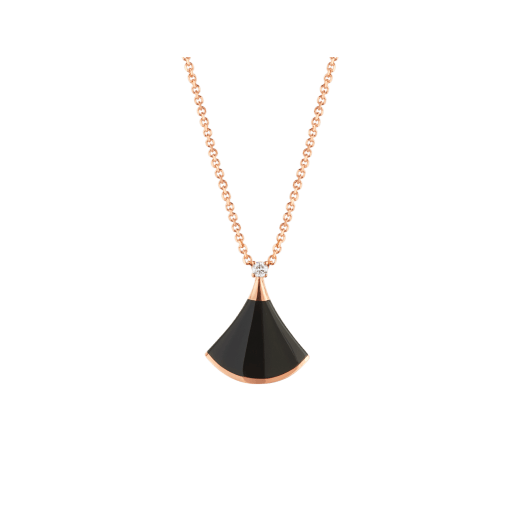 [⭐moonlume]DREAM NECKLACE ONYX 1 DIAMOND