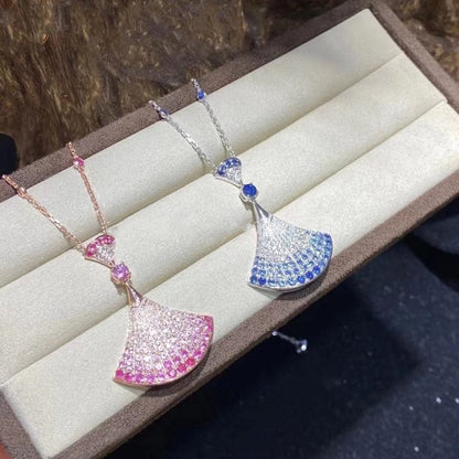 [⭐moonlume]DREAM NECKLACK DIAMOND PINK GOLD