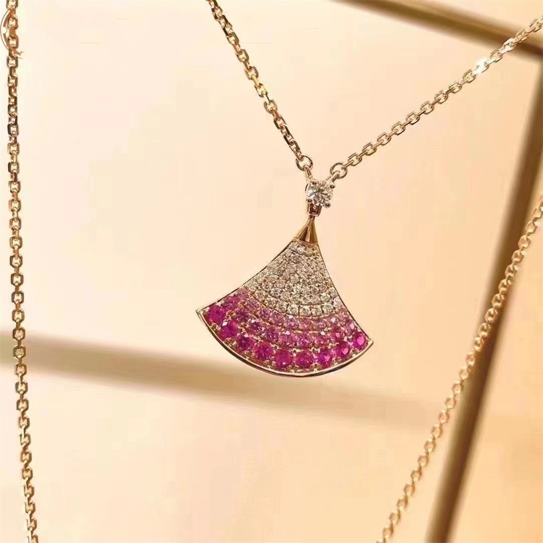 [⭐moonlume]DREAM NECKLACE PINK GOLD PINK DIAMOND