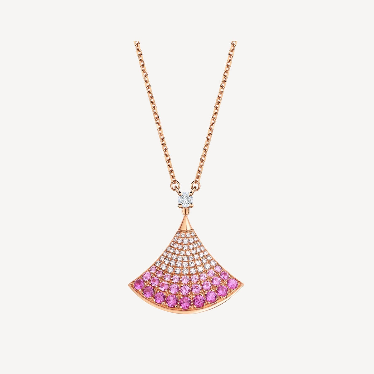 [⭐moonlume]DREAM NECKLACE PINK GOLD PINK DIAMOND