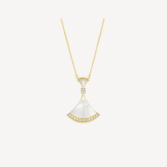 [⭐moonlume]DREAM NECKLACE MOP GOLD DIAMOND