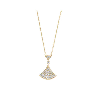 [⭐moonlume]DREAM NECKLACE GOLD FULL DIAMOND
