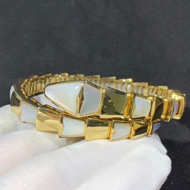 [⭐moonlume]SERPENTI BRACELET MOP GOLD