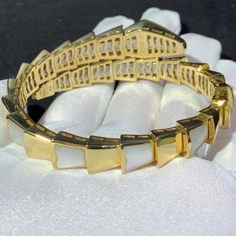 [⭐moonlume]SERPENTI BRACELET MOP GOLD