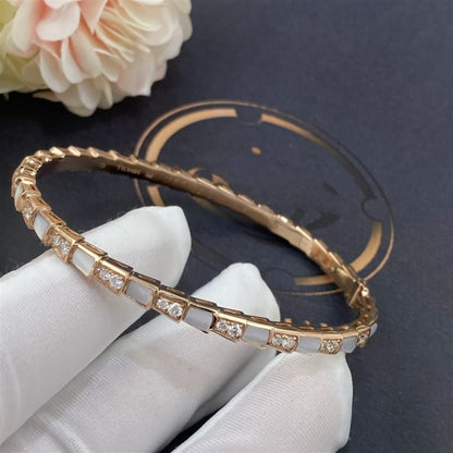 [⭐moonlume]SERPENTI BRACELET PINK GOLD MOP DIAMOND