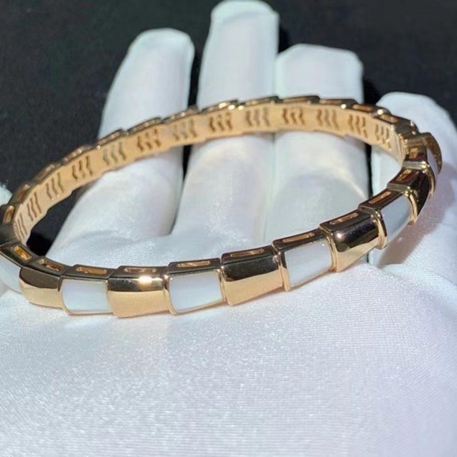 [⭐moonlume]SERPENTI BRACELET PINK GOLD MOP