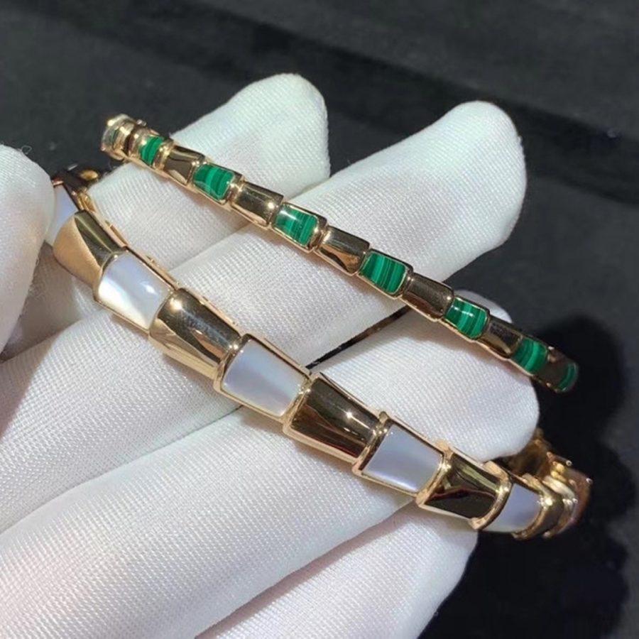 [⭐moonlume]SERPENTI BRACELET PINK GOLD MOP