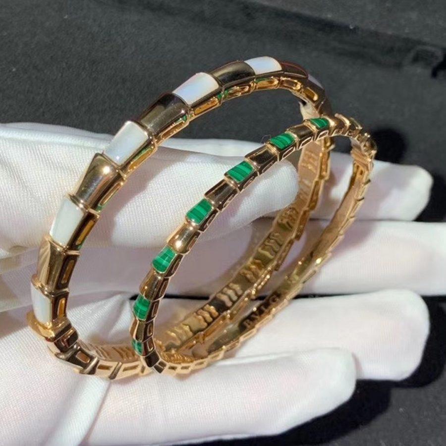 [⭐moonlume]SERPENTI BRACELET PINK GOLD MOP