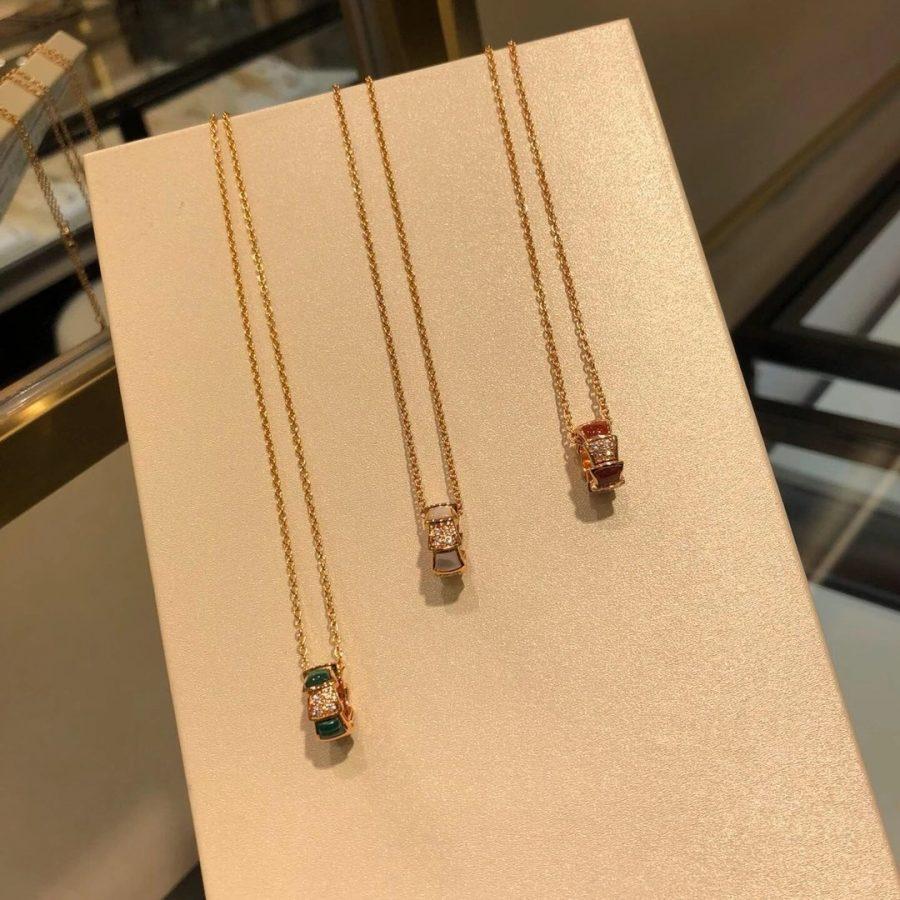 [⭐moonlume]SERPENTI PEDANT DIAMOND NECKLACE