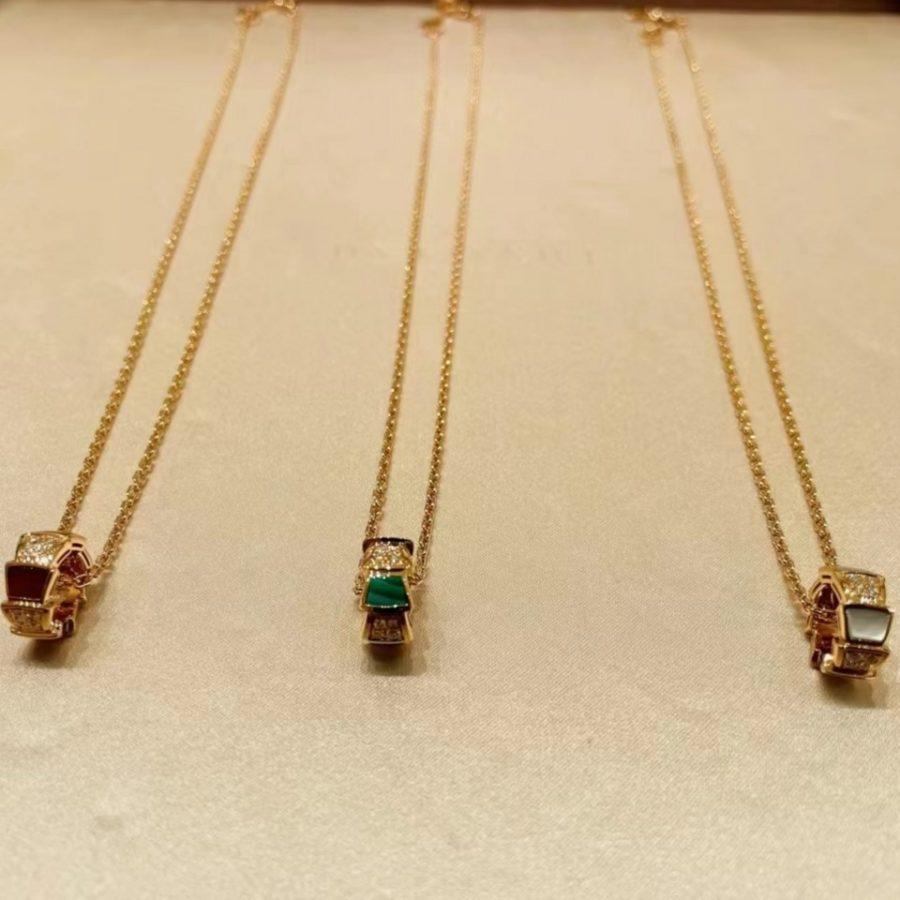 [⭐moonlume]SERPENTI PEDANT DIAMOND NECKLACE