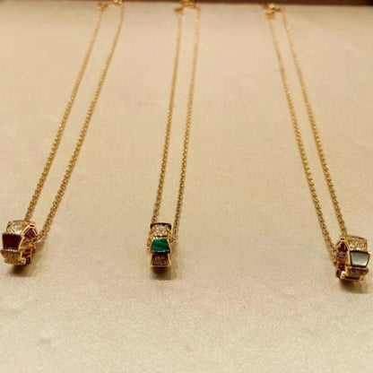 [⭐moonlume]SERPENTI PEDANT DIAMOND NECKLACE