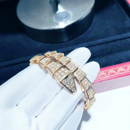 [⭐moonlume]SERPENTI BRACELET 8MM PINK GOLD DIAMOND