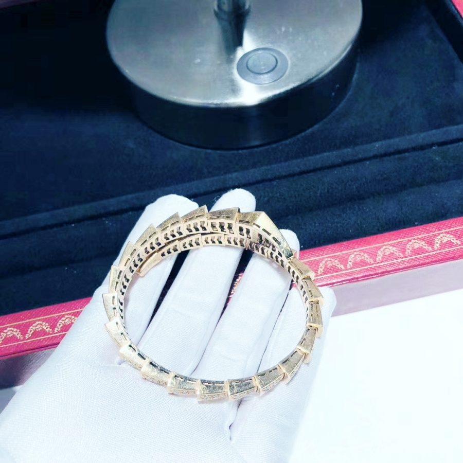 [⭐moonlume]SERPENTI BRACELET 8MM PINK GOLD DIAMOND
