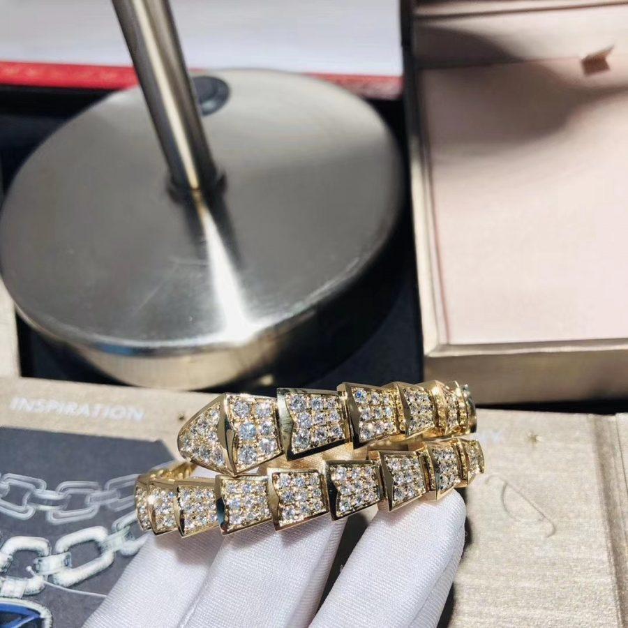 [⭐moonlume]SERPENTI BRACELET 8MM GOLD DIAMOND