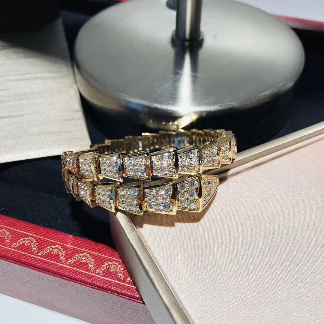 [⭐moonlume]SERPENTI BRACELET 8MM GOLD DIAMOND