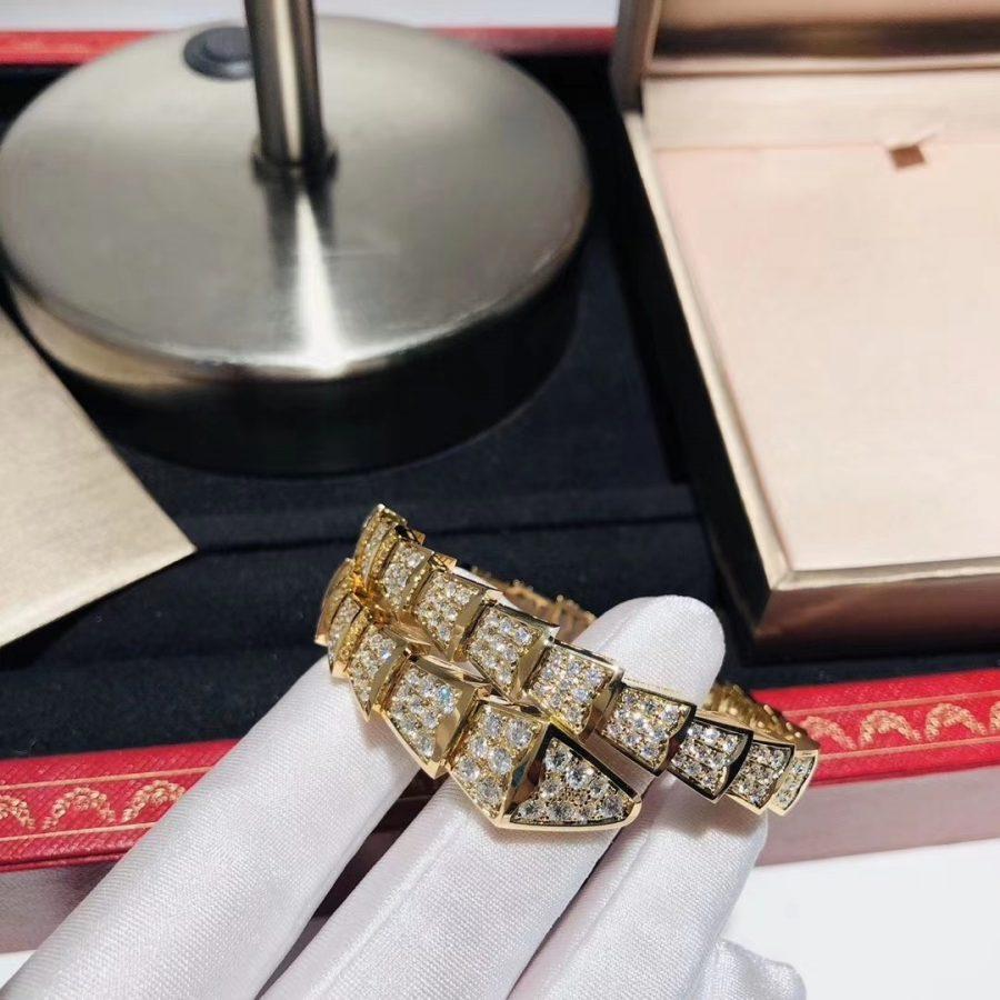 [⭐moonlume]SERPENTI BRACELET 8MM GOLD DIAMOND