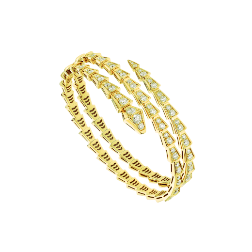 [⭐moonlume]SERPENTI BRACELET GOLD DIAMOND DOUBLE ROW