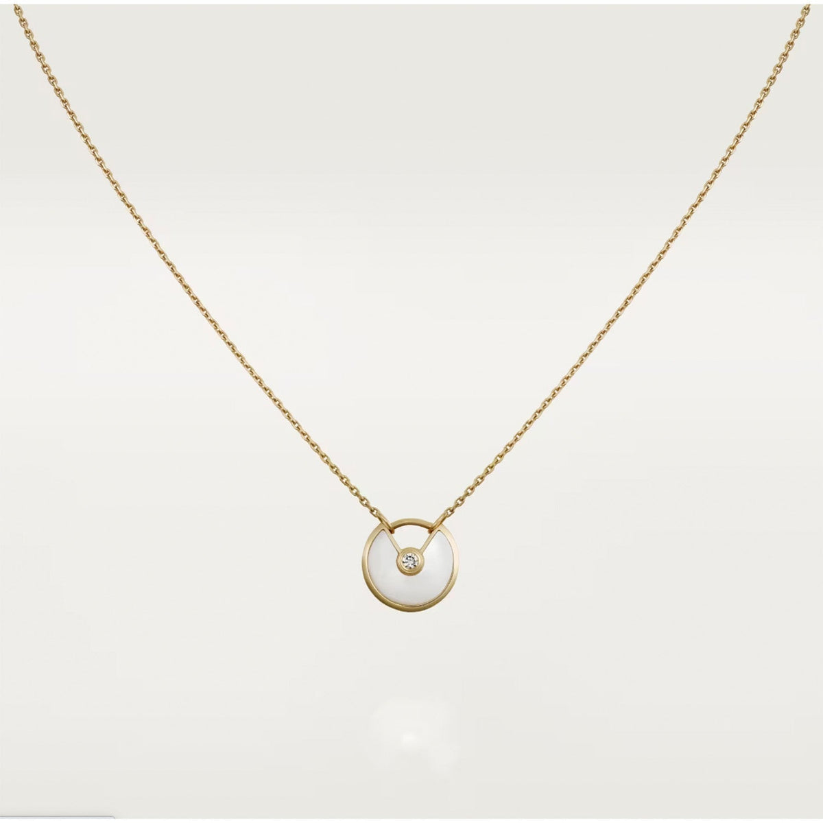 [⭐moonlume]AMULETTE ROSE GOLD MOP NECKLACE