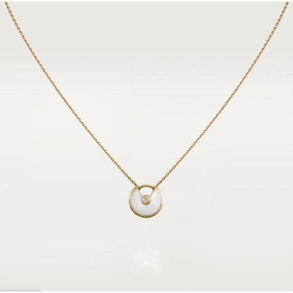 [⭐moonlume]AMULETTE ROSE GOLD MOP NECKLACE