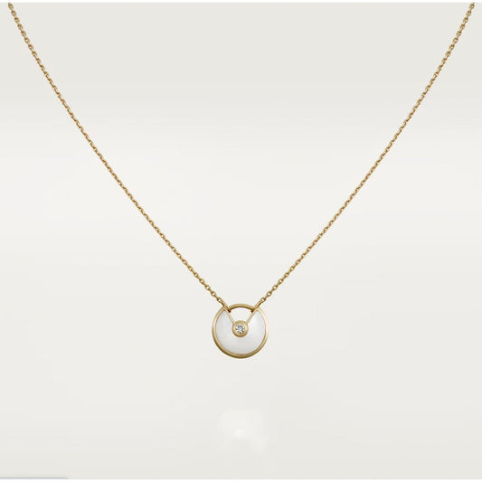 [⭐moonlume]AMULETTE ROSE GOLD MOP NECKLACE