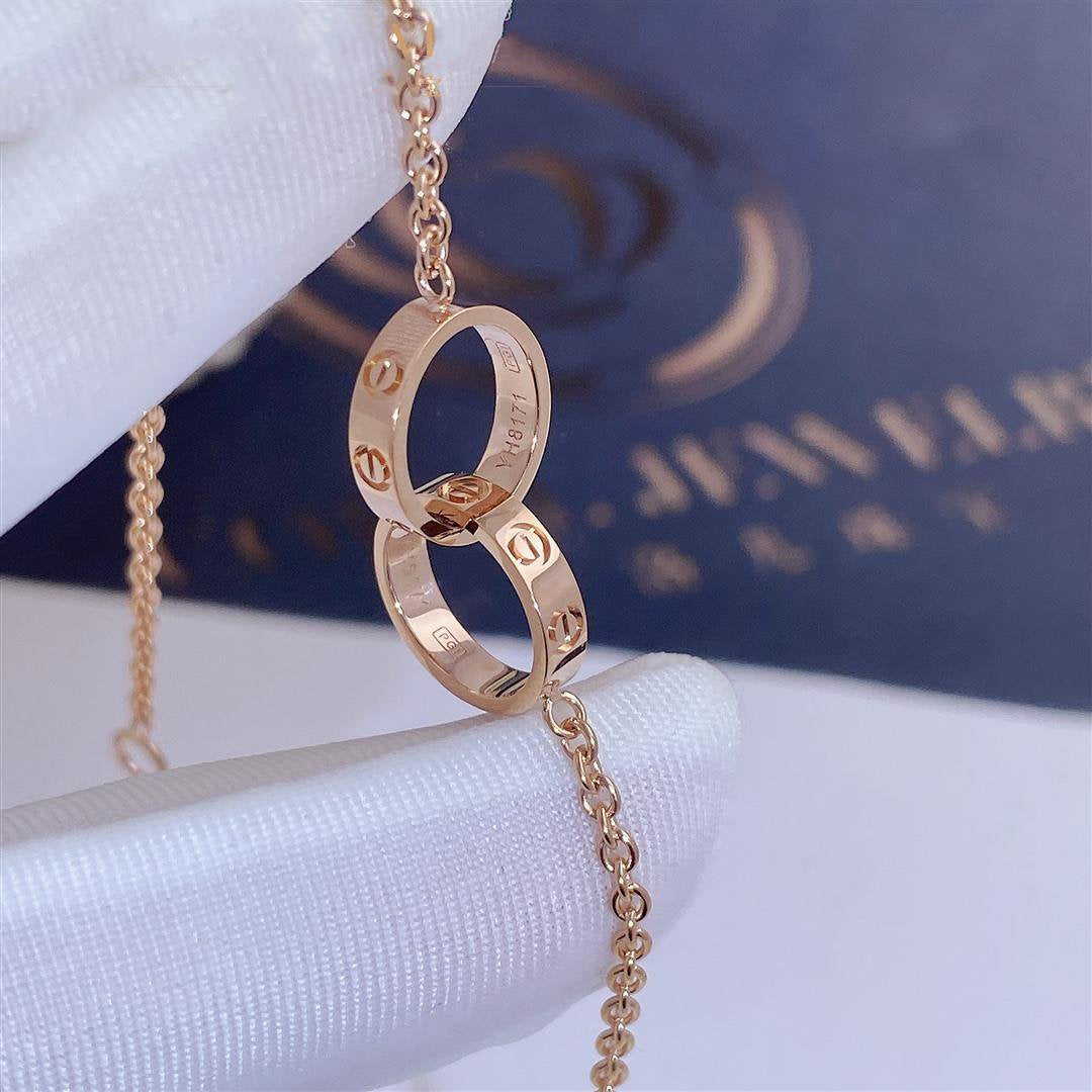 [⭐moonlume]LOVE BRACELET DOUBLE RING