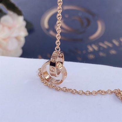[⭐moonlume]LOVE BRACELET DOUBLE RING