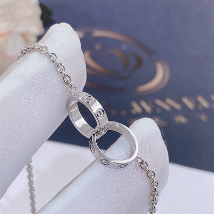 [⭐moonlume]LOVE BRACELET DOUBLE RING