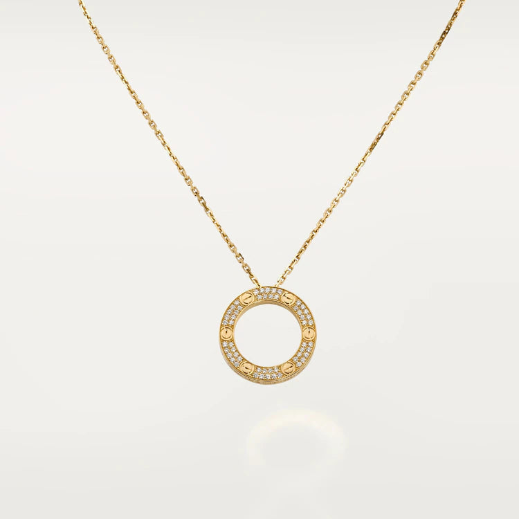 [⭐moonlume]LOVE NECKLACE ADJUSTABLE ROSE GOLD