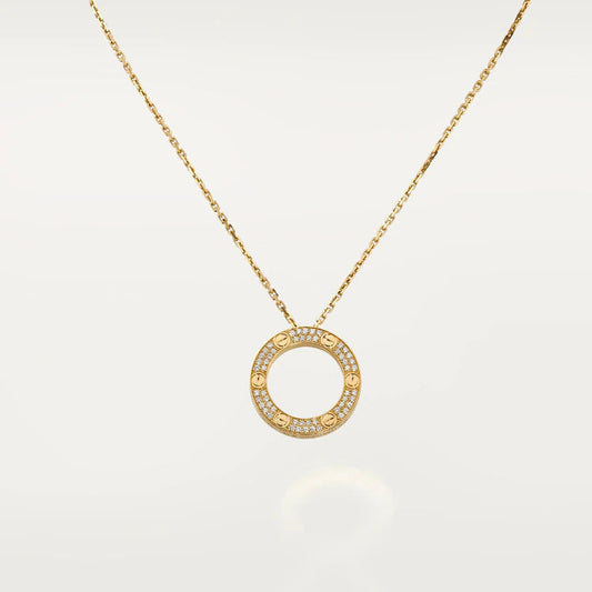[⭐moonlume]LOVE NECKLACE ADJUSTABLE ROSE GOLD