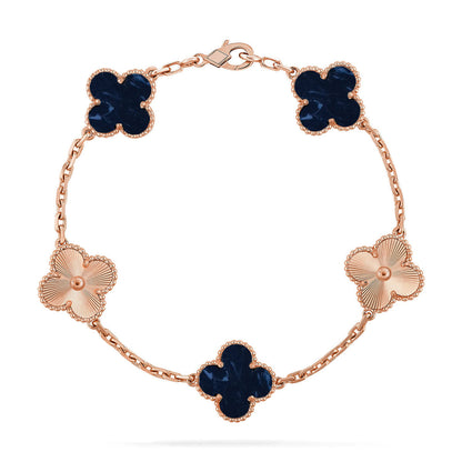 [⭐moonlume]CLOVER 5 MOTIF PIETERSITE BRACELET COLLECTION