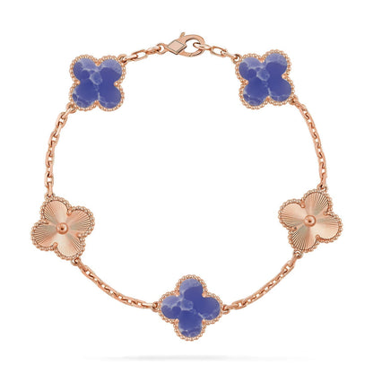 [⭐moonlume]CLOVER 5 MOTIF BLUE VEINS BRACELET COLLECTION