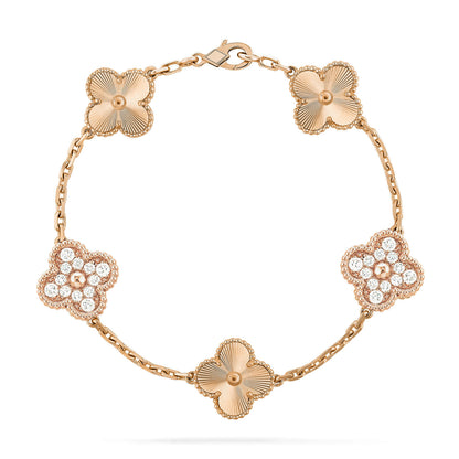 [⭐moonlume] CLOVER 5 MOTIF LASER BRACELET COLLECTION